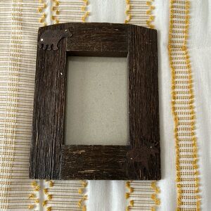 Rustic Moose Photo Frame